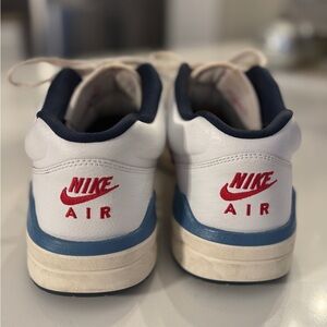 Nike Air Jordan Stadium 90 Sneakers - White, Navy, and Red size 13 men’s.